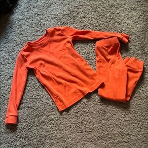 Primary orange pajamas